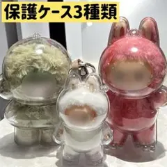 クリアケース　ラブブ　ミニラブブ　スカルパンダ　3種類セット　保護　雨よけ　硬質