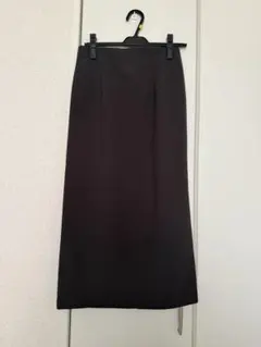 美品　ルージュヴィフ　ロングタイトスカート　ダークグレーのサムネイル