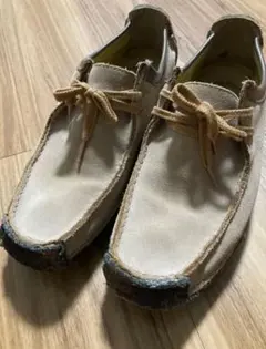 【美品】Clarks クラークス ワラビー ナタリー UK9G ベージュ 美品】Clarks クラークス ワラビー ナタリー UK9G ベージュ - メルカリ