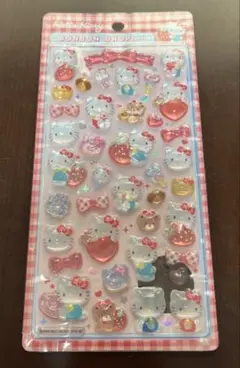 【国内正規品】ボンボンドロップシール　ハローキティ　サンリオ　赤　第二弾