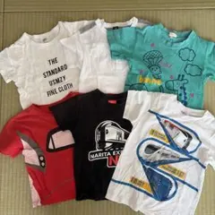【110相当】ユニクロ・GAP・電車Tシャツ 6枚まとめ売りセット