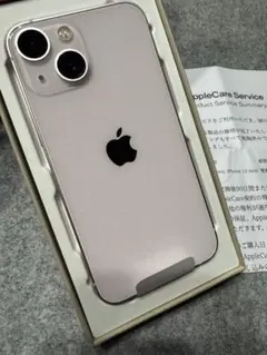 iPhone13mini ピンク 128GB,BT100%,Applecare有