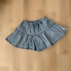 mezzo piano デニム　キュロットスカート　140センチ