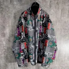 REAL SIMONS G1ラインクルーマン ジャケット チェッカーフラッグ L