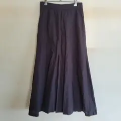 ★新品同様★ SLOBE IENA スミクロ ロングフレアスカート　size38のサムネイル