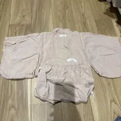 rizière ピンク甚平 Mサイズ