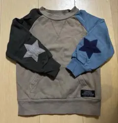 BREEZE スターパッチ トレーナー 星 100