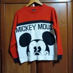 Disney ミッキーマウス ニットセーター　M