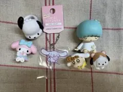 サンリオ キキ、 シナモン、マイメロ、ポチャッコ6個セット