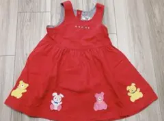 MIKIHOUSE 赤ワンピース100㎝