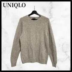 【フォロー割あり❗❗】UNIQLO グレー クルーネックセーター Lサイズ