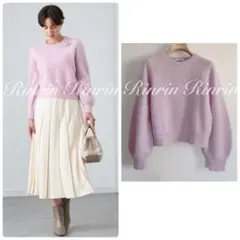 【未使用】ANAYI FLUFFY袖ボリューム プルオーバー 36