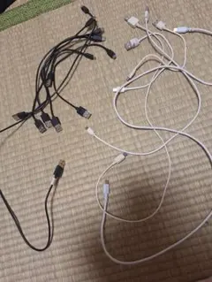 USBケーブルセット 黒と白