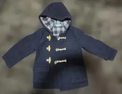 familiar ウールコート ネイビー 100cm~