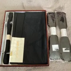 喪服用帯揚げ・帯締めセット　絹100％