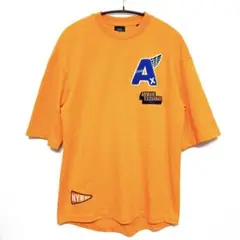 アルマーニエクスチェンジ　オレンジ　Tシャツ　ワッペン　XSサイズ　M〜L相当のサムネイル