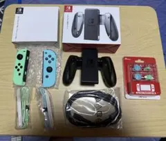 Nintendo Switch ジョイコン あつ森限定カラー+充電グリップ 他