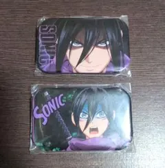 【キズあり】ワンパンマン ソニック まるかく カンバッジ 2個セット