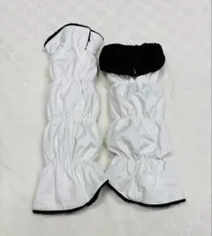 adidas レッグウォーマー　ホワイト/ブラック　ボア 2way ゴルフ