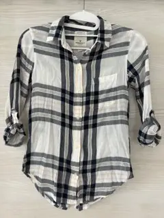 American Eagle チェック柄 長袖シャツのサムネイル