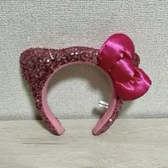 【USJ ユニバ】ハローキティ カチューシャ ピンク キラキラ