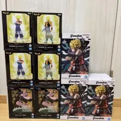 ドラゴンボール NARUTOフィギュアセット。