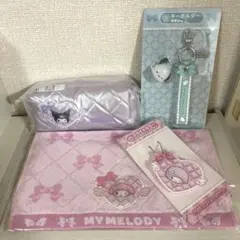 サンリオ当たりくじ　4点セット　マイメロディ　クロミ　ポチャッコ　ピアノちゃん