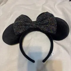 ミッキーマウス耳カチューシャ ビジュー付き