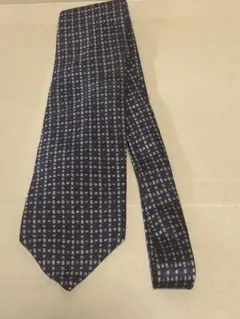 Christian Dior ネクタイ Monsieur ネイビー チェック柄