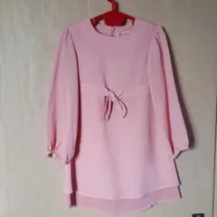 ブランシェス ワンピース 110cmピンク水玉