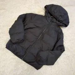 UNIQLO パフテックウォッシャブルパーカ　キッズ　130 ブラック