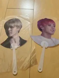 BTS ジミン グク ミニうちわ うちわ 2枚セット