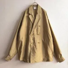 MISTERGENTLEMAN サテン ダブルシャツジャケット オーバーサイズのサムネイル