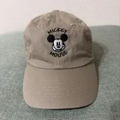 MICKEY MOUSE キッズ キャップ ベージュ