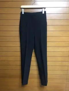 H&M スリットスラックス ブラック EUR34 US2