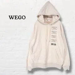 ウィゴー　WEGO☆プリントスウェットパーカー　プルパーカー【S】のサムネイル