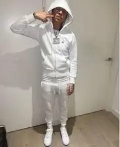 ポロラルフローレン ジップパーカー 白 xs　現行品 drip