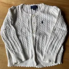 Polo Ralph Lauren カーディガン 3/3T ホワイト