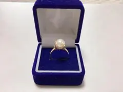 昭和レトロ ヴィンテージ K18 18金 指輪 リング 真珠 パール RINGのサムネイル