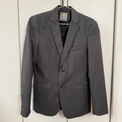 ナノユニバース　グレー テーラードジャケット　ブラック　黒