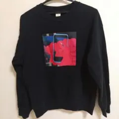 UNIQLO x KAWS 限定トレーナー黒メンズS ユニクロ カウズ