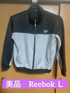 Reebok ナイロンジャケット グレー/ブラック