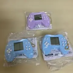 液晶ミニゲーム機　FIT パステル　2色３個セット　テスト電池内蔵