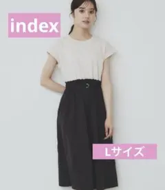 限定お値下げ中❤️index 今期新作 ドッキングフレアワンピース