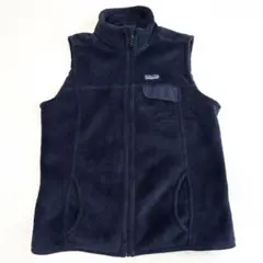 Patagonia フリースベスト L シンチラ ネイビー POLARTEC