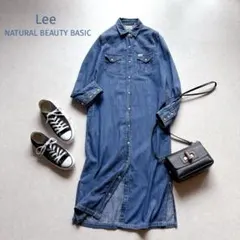 極美品★Lee × NATURAL BEAUTY BASIC｜デニムワンピース