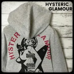 【超人気デザイン】ヒステリックグラマー ギターガール ジップパーカー 薄手