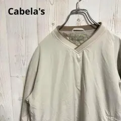 USA古着 Cabela's カベラス レディース Vネックプルオーバー ピステ