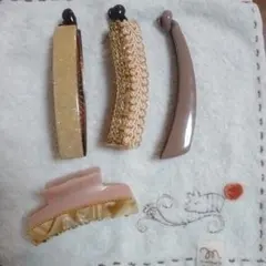 ヘアクリップ4個セット