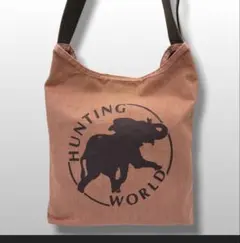 HUNTING WORLD ショルダーバッグ ピンク リバーシブルのサムネイル